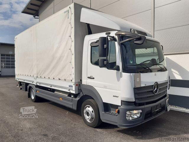 Plachtová dodávka MERCEDES-BENZ Atego 818L Euro6 Plane LBW AHK 3Sitze