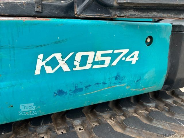 Minigraafmachine KUBOTA KX057-4*Räumschild*6300h*Prüfung 01/2027