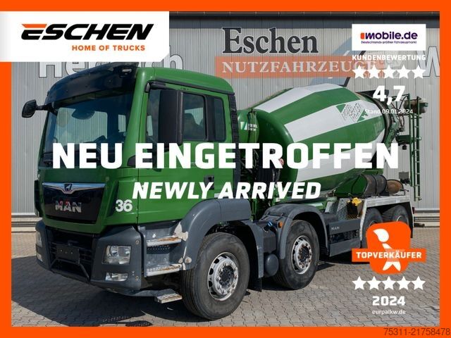 Betonszállító teherautó MAN TGS 32.360 8x4 BB | 9m³ Stetter*Kamera*AC*auto.*