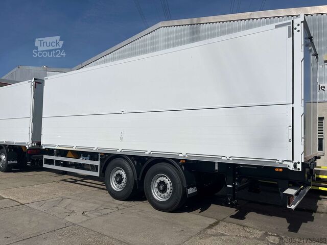 LKW mit Getränkeaufbau DAF FAN XF480 Swing-Board-Aufbau für Mitnahmestapler