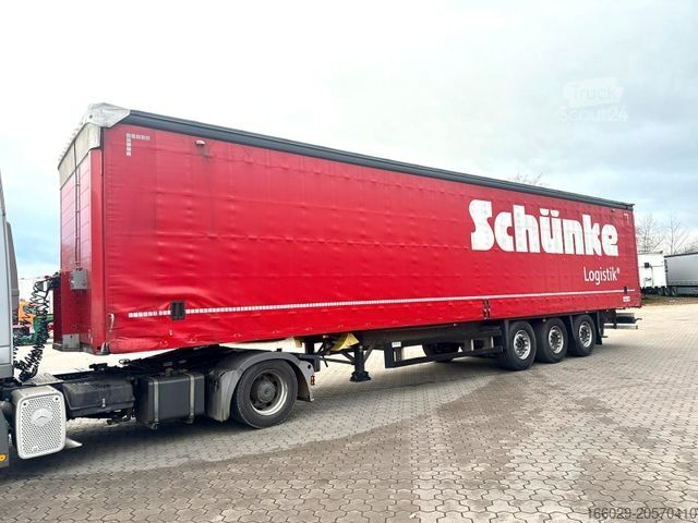 Auflieger mit Pritsche & Plane SCHMITZ CARGOBULL Speed-Curtainsider - Top Zustand
