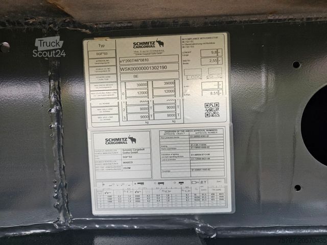 Kipper Auflieger SCHMITZ CARGOBULL SGF*S3 Stahl / Alu