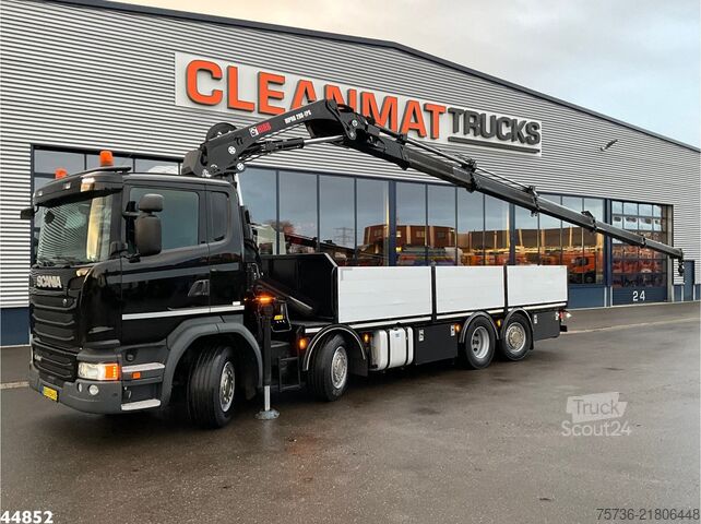 Автомобил с кран Scania G 450 Euro 6 Hiab 28 Tonmeter laadkraan