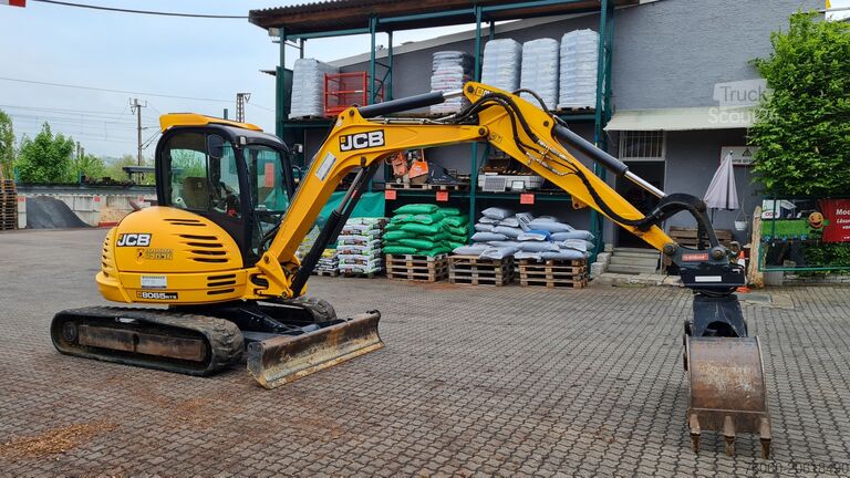 Minigraver JCB 8065 Oil Quick40 & Greifer 3 Löffel