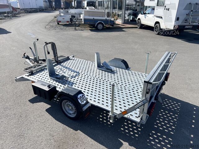 Remorque pour moto Vezeko Motovan C 18+Box Motorradanhänger