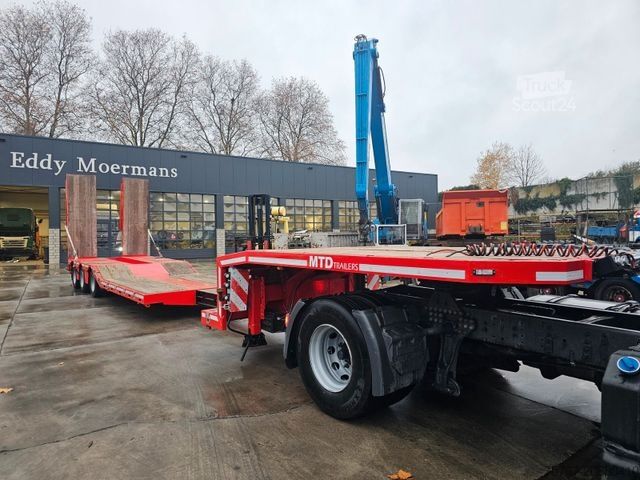 Tieflader-Sattelauflieger Mtd MTD K Semie - Euro Mit Hydraulische Rampen