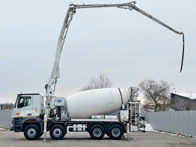 Betonpumpu sunkvežimis MERCEDES-BENZ AROCS 3743 * Betonpumpe + FUNK * 8x4 * TOP
