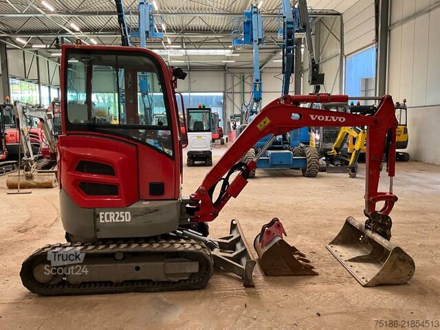 Mini-escavadora Volvo ECR 25 D
