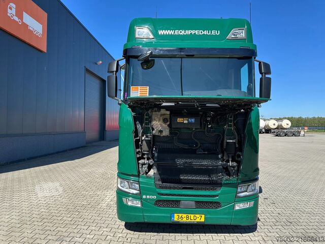 Standard-SZM Scania S500 S500 6x4 RETARDER / ontheffing 78 ton / NL...
