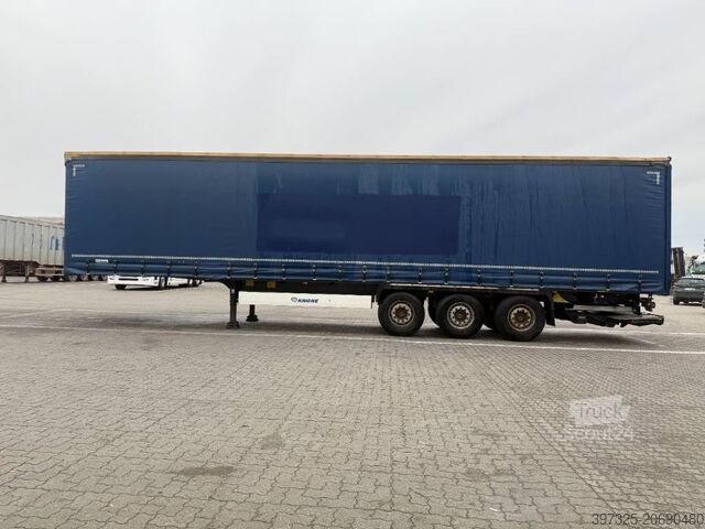Bâches coulissantes Krone 3 axle curtainside trailer