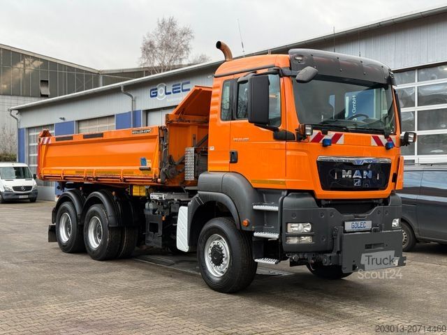 Dreiseitenkipper LKW MAN TGS 33.400 6x6 MEILLER Kipper Euro 5 Winterd.