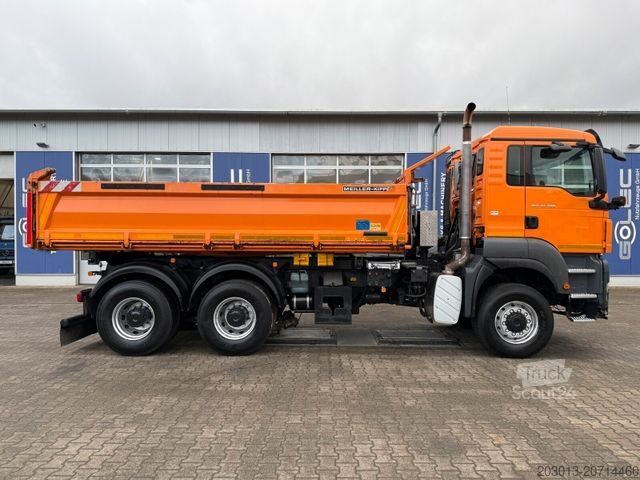 Dreiseitenkipper LKW MAN TGS 33.400 6x6 MEILLER Kipper Euro 5 Winterd.