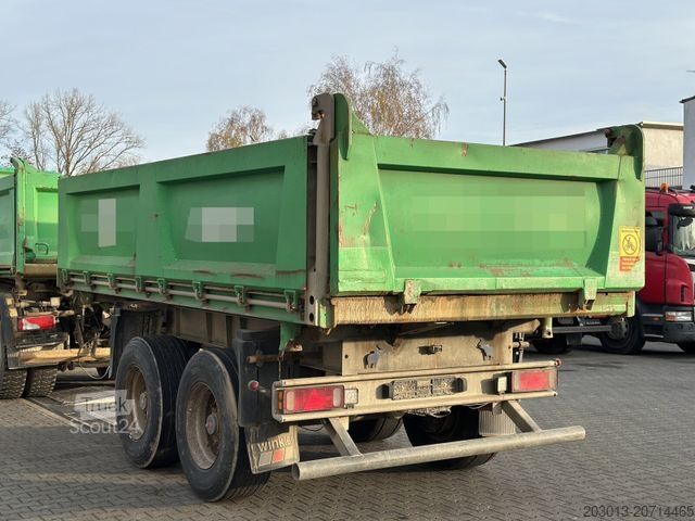 Dreiseitenkipper Anhänger SCHMITZ CARGOBULL Gotha ZKD 18 Tandem Kipper Anhänger 2 Achse