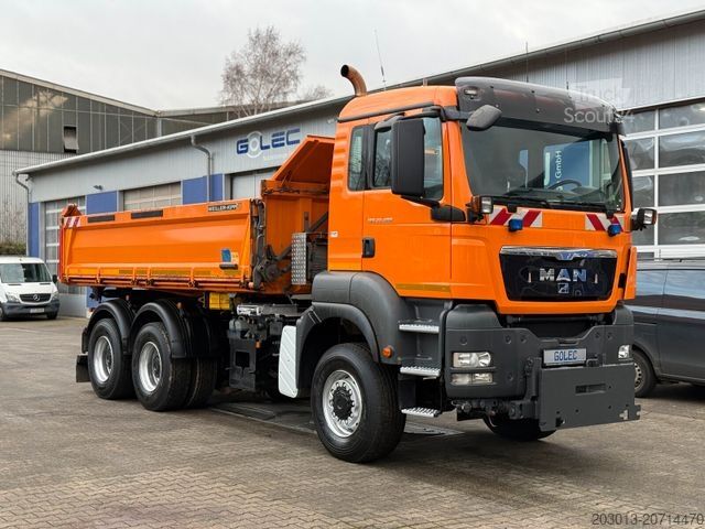 Kipper LKW MAN TGS 33.400 6x6 MEILLER Kipper Euro 5 Winterd.