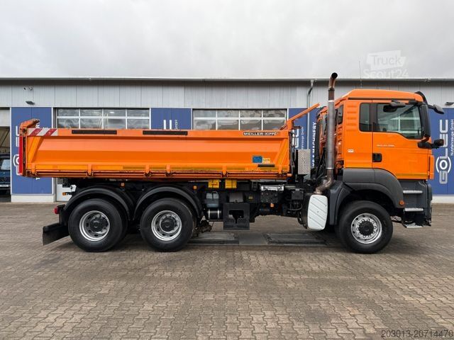 Kipper LKW MAN TGS 33.400 6x6 MEILLER Kipper Euro 5 Winterd.
