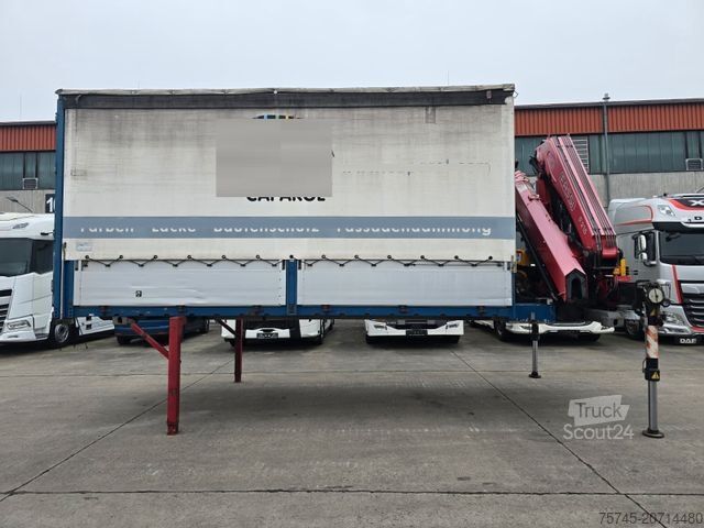 Semitrailer WECON AWD 218 * 2X VORHANDEN * FASSI KRAN * REMOTE