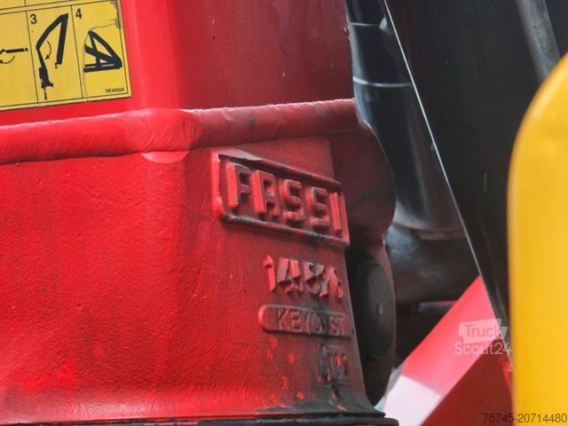 Semitrailer WECON AWD 218 * 2X VORHANDEN * FASSI KRAN * REMOTE