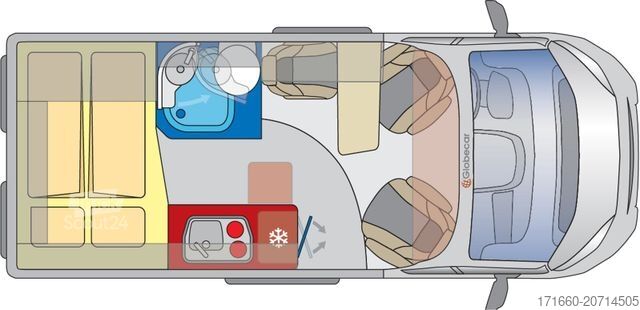 Kastenwagen Wohnmobil / Campervan GLOBECAR Summit Shine 540 165 PS