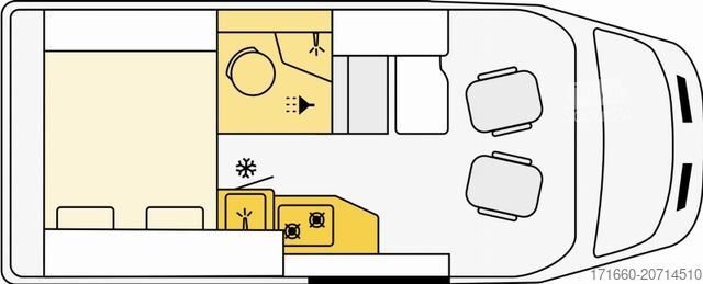 Kastenwagen Wohnmobil / Campervan ETRUSCO CV Ford 600 DF Selection Edition