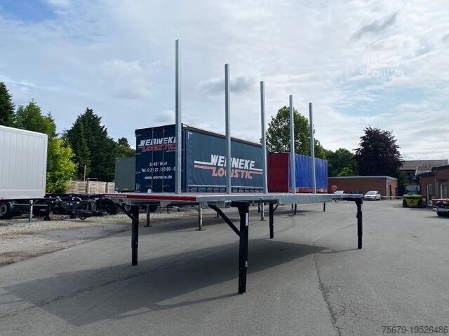 Εναλλάξιμο αμάξωμα με επίπεδη πλατφόρμα και μουσαμά Bowmann Wechselrahmen Plateau, BDF-System, 7.450 mm lang.