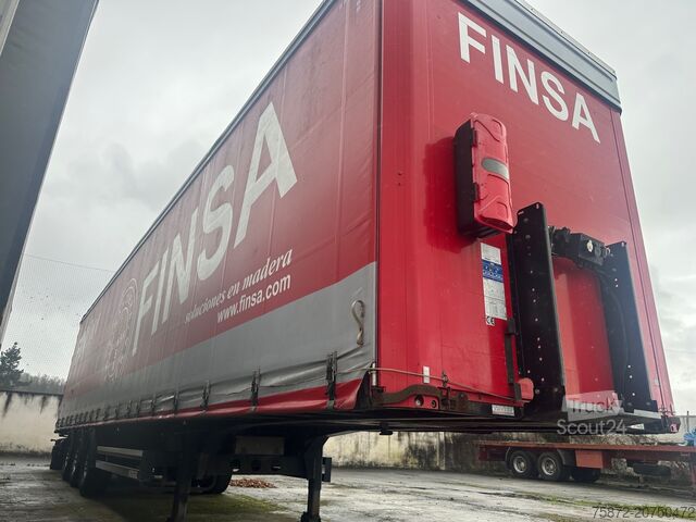 åben sættevogn med presenning Kögel TAULINER CON ELEVACION