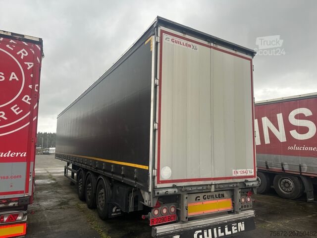 Offener Sattelauflieger mit Plane GUILLEM TAULINER CON ELEVACION