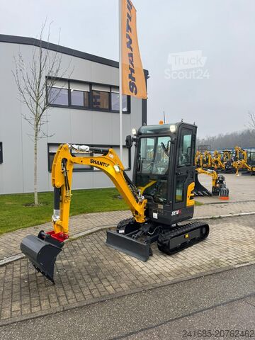 Mini excavator SHANTUI 1,8t SE18SR Kubota Yanmar bobcat Sany