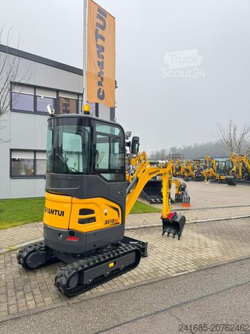 Mini excavator SHANTUI 1,8t SE18SR Kubota Yanmar bobcat Sany