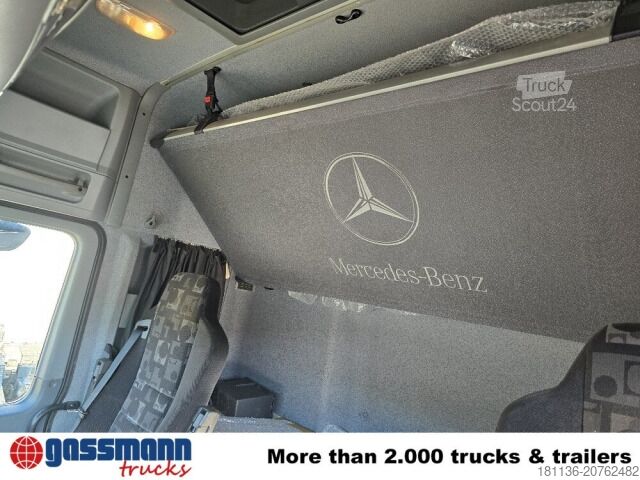 Vrachtauto met open laadbak Mercedes-Benz Actros 2546 L 6x2, Hiab Kran 244 E - 6 Hiduo,