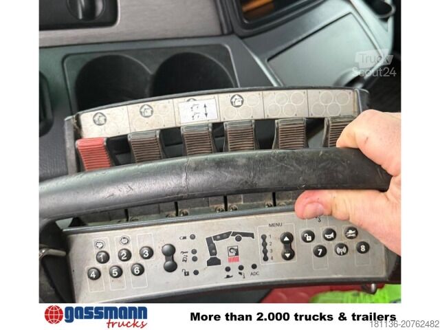 Vrachtauto met open laadbak Mercedes-Benz Actros 2546 L 6x2, Hiab Kran 244 E - 6 Hiduo,