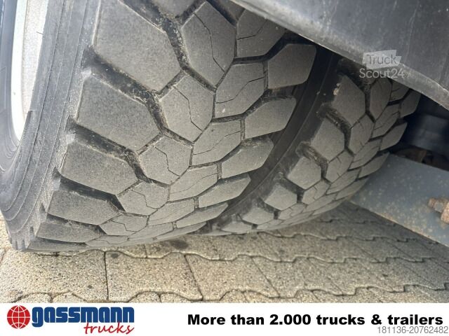 Lastebil med plan Mercedes-Benz Actros 2546 L 6x2, Hiab Kran  244 E - 6 Hiduo,