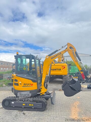 Mini excavator SHANTUI 2,7t SE27 Yanmar Kubota JCB bobcat sany