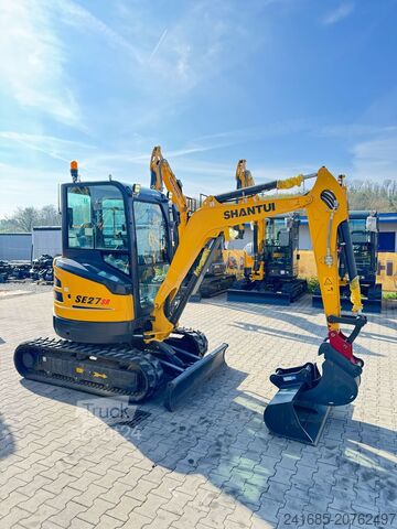 Mini bageri SHANTUI 2,7t SE27 Yanmar Kubota JCB bobcat sany