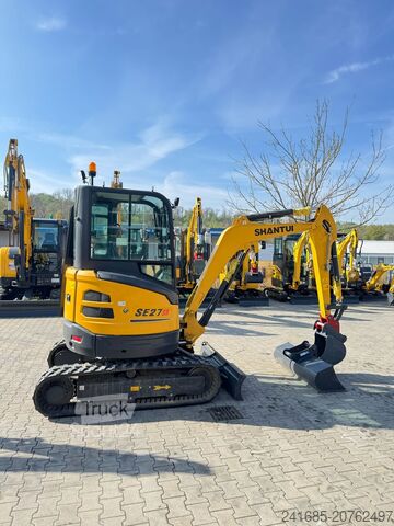Mini excavator SHANTUI 2,7t SE27 Yanmar Kubota JCB bobcat sany