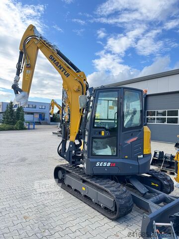 Mini excavator SHANTUI SE58SR 5,8t Kubota Yanmar JCB bobcat