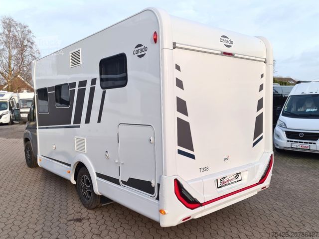 Ημιενσωματωμένο αυτοκινούμενο τροχόσπιτο CARADO T 328 *Für 5 Personen*pro + Paket*TV-Paket*