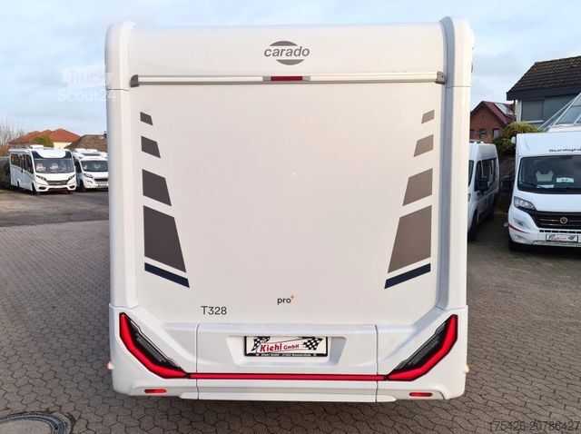 Ημιενσωματωμένο αυτοκινούμενο τροχόσπιτο CARADO T 328 *Für 5 Personen*pro + Paket*TV-Paket*