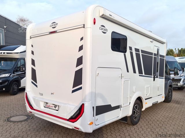 Ημιενσωματωμένο αυτοκινούμενο τροχόσπιτο CARADO T 328 *Für 5 Personen*pro + Paket*TV-Paket*
