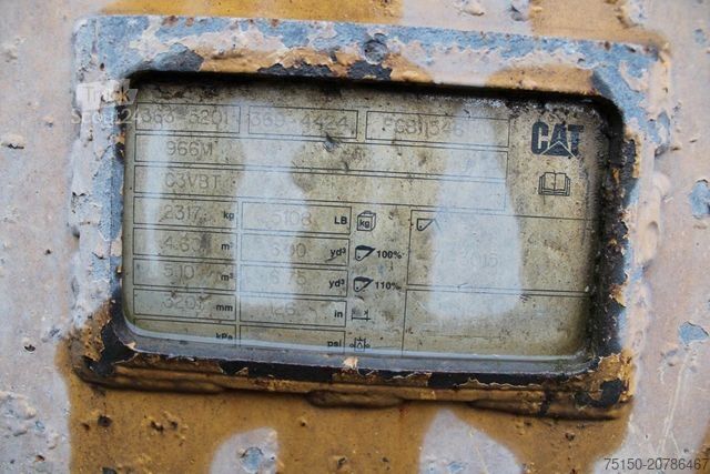 Riteņu iekrāvējs CATERPILLAR 966 MXE - Nr.: 724