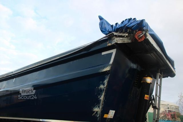 Semi-remorque benne WIELTON Kippmulde 28 m³ deck UNFALL Nr.: 931