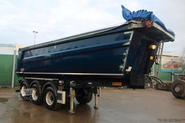 Semi-remorque benne WIELTON Kippmulde 28 m³ deck UNFALL Nr.: 931