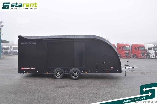 Prikolica za prevoz automobila BRIAN JAMES TRAILERS Race Sport, Seilwinde, Zusatzrampen, Solarpanele