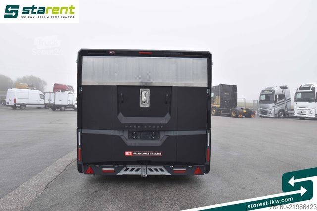 Prikolica za prevoz automobila BRIAN JAMES TRAILERS Race Sport, Seilwinde, Zusatzrampen, Solarpanele