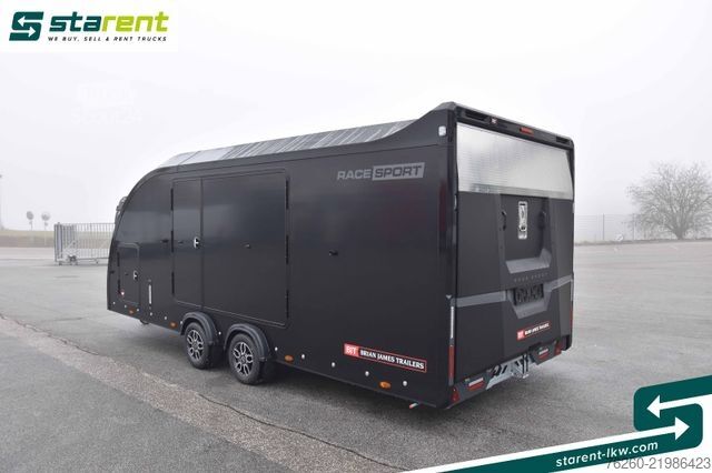 Prikolica za prevoz automobila BRIAN JAMES TRAILERS Race Sport, Seilwinde, Zusatzrampen, Solarpanele