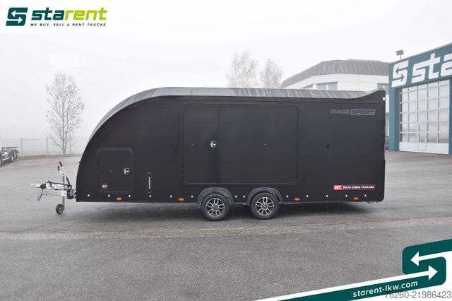 Prikolica za prevoz automobila BRIAN JAMES TRAILERS Race Sport, Seilwinde, Zusatzrampen, Solarpanele