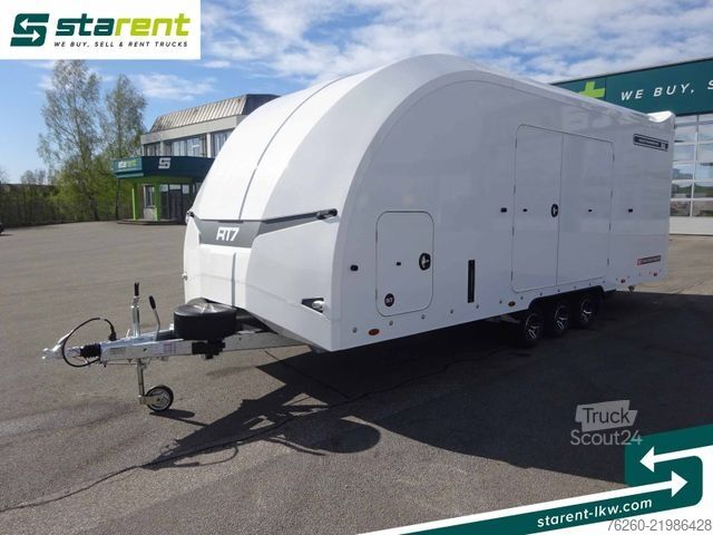 Prikolica za prevoz automobila BRIAN JAMES TRAILERS Race Transporter 7, extra Hoch, Seilwinde