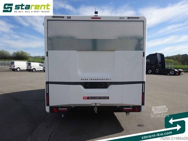 Prikolica za prevoz automobila BRIAN JAMES TRAILERS Race Transporter 7, extra Hoch, Seilwinde