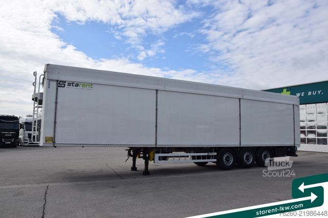Полуремарке с подвижен под KRAKER 10mm 92m³ BPW-Achsen Funk. Verzinkt MIETE