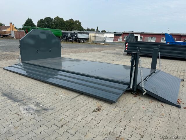 10m³ valníkový kontajner / kombinovaná klapka Hitta HAKB50/ 5m Bordwandcontainer