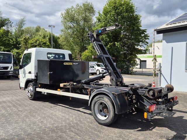 Telehoist konteyner taşıyıcı kamyon Fuso Canter 7c18 Abrollkipper Palfinger
